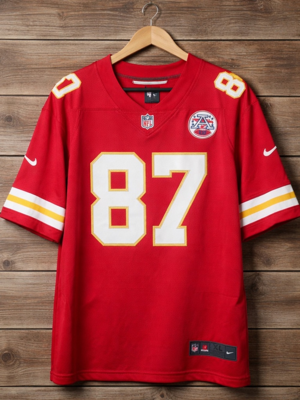 Men’s Nike NFL Kansas City Chiefs Kelce #87 Football Jersey - XL